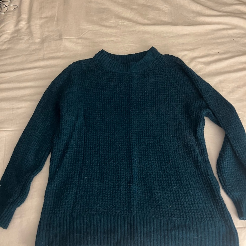 American Eagle Outfitters Deep Blue Crew Neck Sweater
